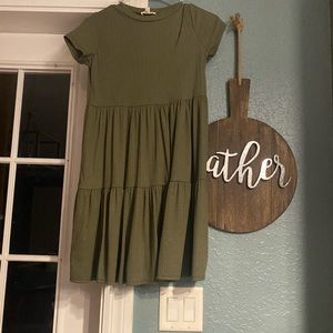 Olive Green Dress